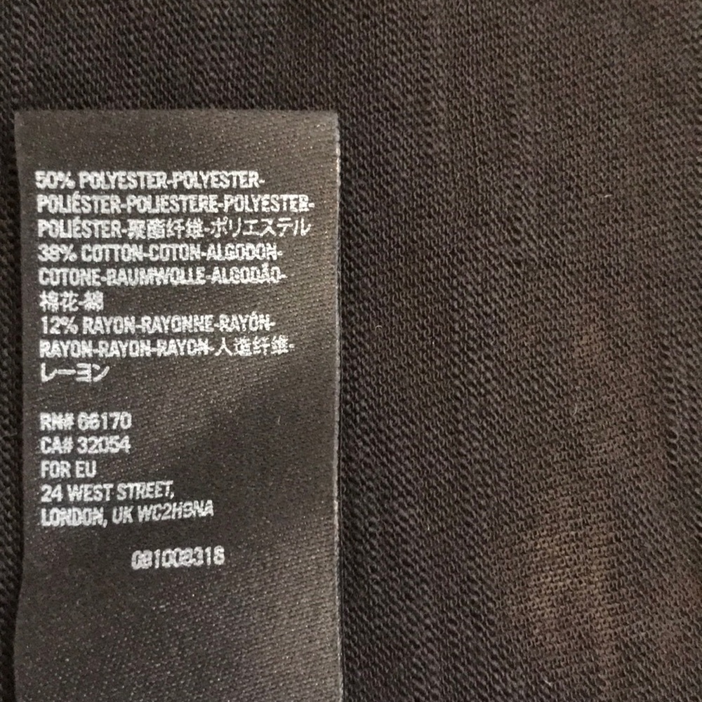 Free People Black Open Back Oversize Top. S,M - Picture 7 of 11